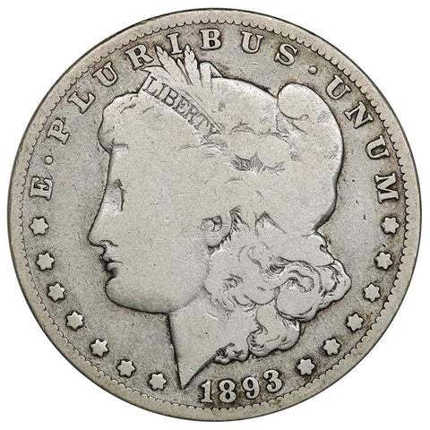 1893-O Morgan Dollar - Good+ - Tougher Date