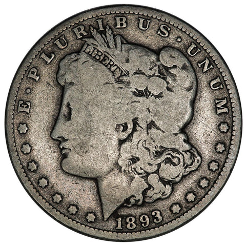 1893-O Morgan Dollar - Very Good - Tougher Date