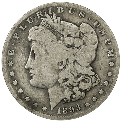 1893-S Morgan Dollar - ANACS VG 8 - Key Date in Very Good 8