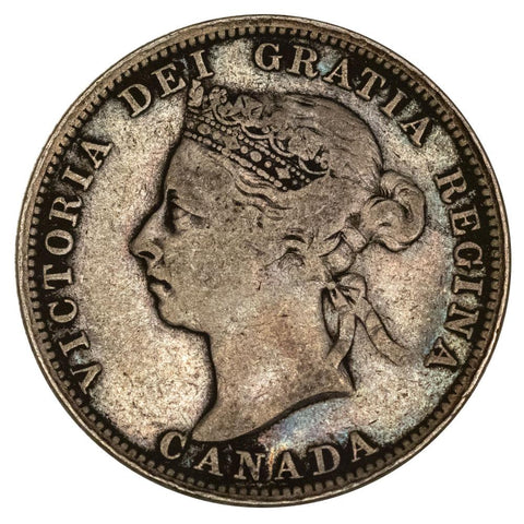1894 Canada 25 Cent Silver KM.5 - Fine - Tougher Date