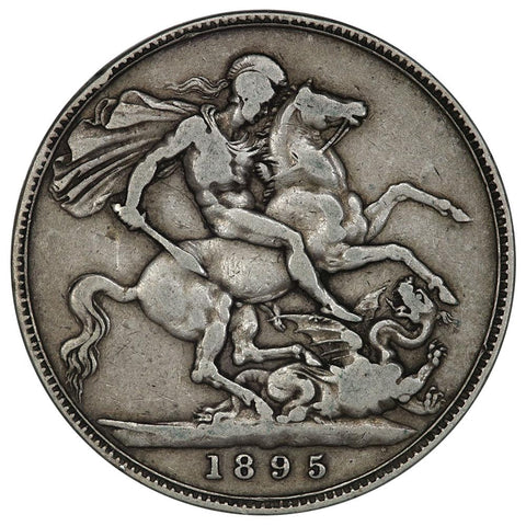 1895 LIX Great Britain Silver Crown KM.783 - Fine
