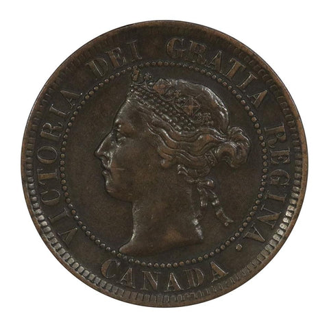 1895 Canada Large Cent - AU