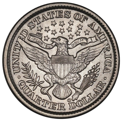 1895-O Barber Quarter - About Uncirculated