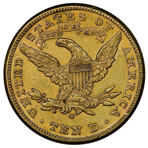 1895-O $10 Liberty Gold Eagle - About Uncirculated - New Orleans Gold