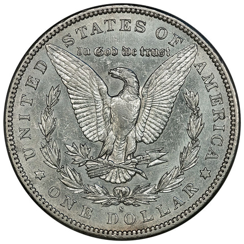 1895-S Morgan Dollar VAM-5 - Semi-Key Date, Low Mintage - About Uncirculated