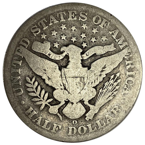 1896-O Barber Half Dollar - Good