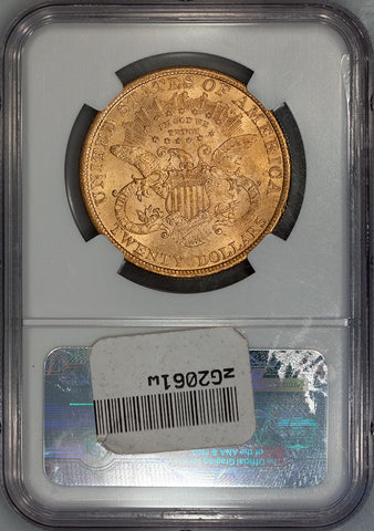 1897 $20 Liberty Double Eagle Gold Coin - NGC MS 61 - Brilliant Uncirculated