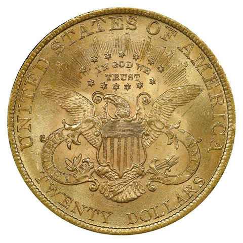 1897 $20 Liberty Double Eagle Gold Coin - PQ Brilliant