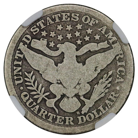 1897-S Barber Quarter - NGC Good 4
