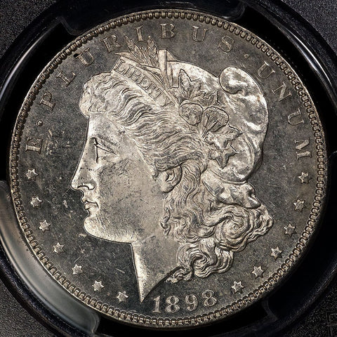 1898 Morgan Dollar - PCGS MS 62 PL