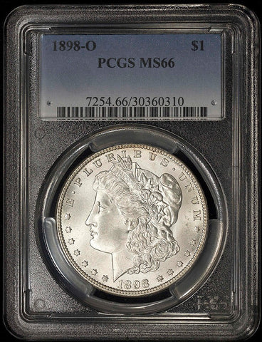 1898-O Morgan Dollar ~ PCGS MS 66 ~ A True PQ Stunner