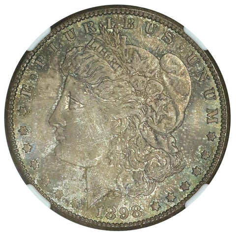1898-O Morgan Dollar - NGC MS 65 - Gem Toned Uncirculated