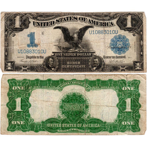 1899 Black Eagle $1 Silver Certificate Fr. 233 - Fine Details