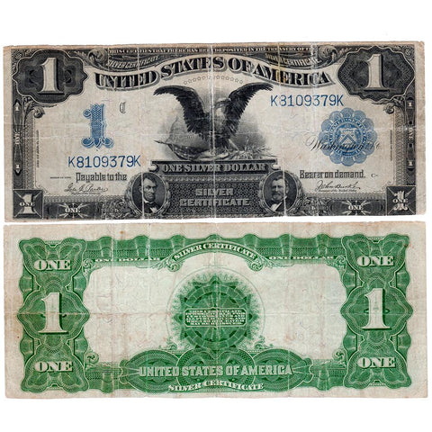 1899 $1 "Black Eagle" Silver Certificate Fr. 232 - Fine