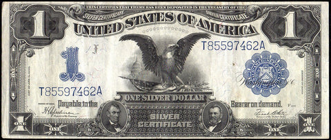 1899 Black Eagle $1 Silver Certificate Fr.236 - Crisp Very Fine+