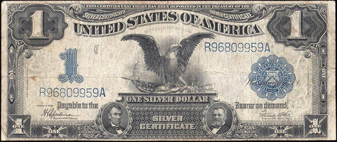 1899 Black Eagle $1 Silver Certificate Fr.236 - Fine/Very Fine