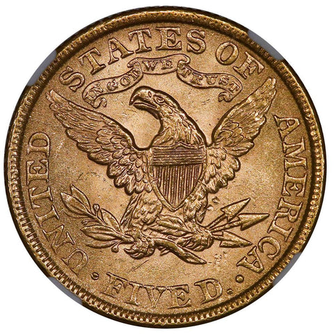 1899 $5 Liberty Head Gold - NGC 65 - Gem Uncirculated