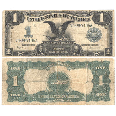 1899 Black Eagle $1 Silver Certificate Fr.236 - Nominal Fine
