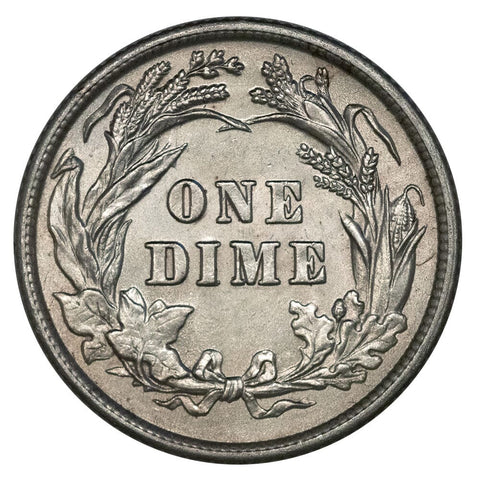 1899 Barber Dime - About Uncirculated+
