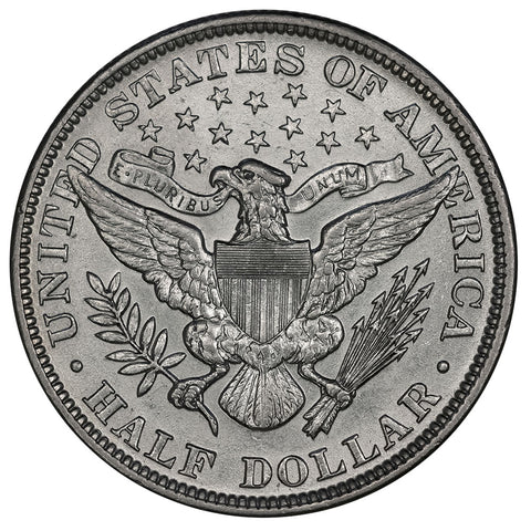 1899 Barber Half Dollar - About Uncirculated Details