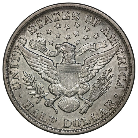 1899 Barber Half Dollar - Nominal About Uncirculated