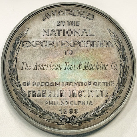 1899 National Export Exposition (Philadelphia Expo) Silver Award Medal