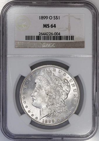 1899-O Morgan Dollar - NGC MS 64 - Choice Brilliant Uncirculated