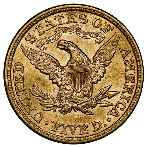 1900 $5 Liberty Head Gold - Brilliant Uncirculated