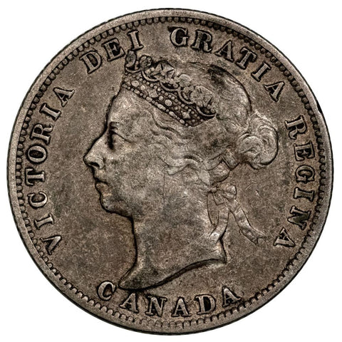 1900 Canada 25 Cent Silver KM.5 - Very Fine