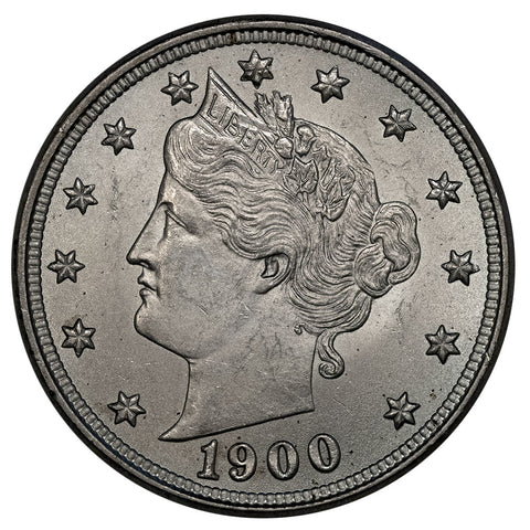 1900 Liberty V Nickel - PQ Brilliant Uncirculated
