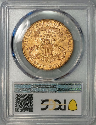 1900-S $20 Liberty Double Eagle Gold Coin - PCGS MS 62