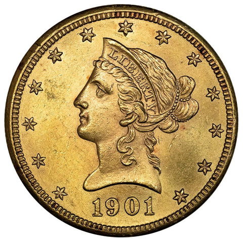 1901 $10 Liberty Gold Eagle - Brilliant Uncirculated
