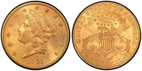 Flash Sale - 1898-S, 1899-P, & 1901-P $20 Liberty Gold Coins - NGC/PCGS 63