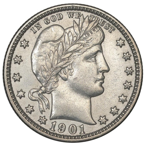 1901 Barber Quarter - About Uncirculated