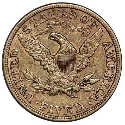 1901 $5 Liberty Head Gold - Extremely Fine