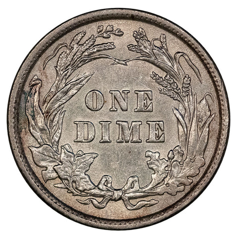 1901 Barber Dime - About Uncirculated
