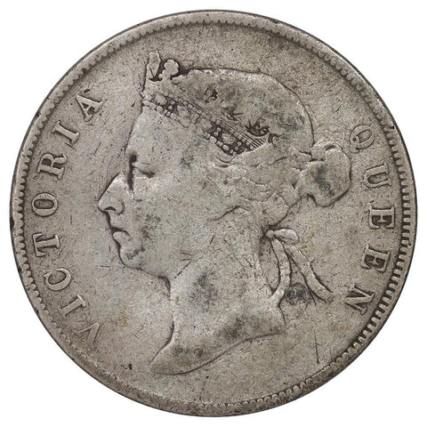 1901 British Honduras Silver 50 Cents KM. 10 - Very Good
