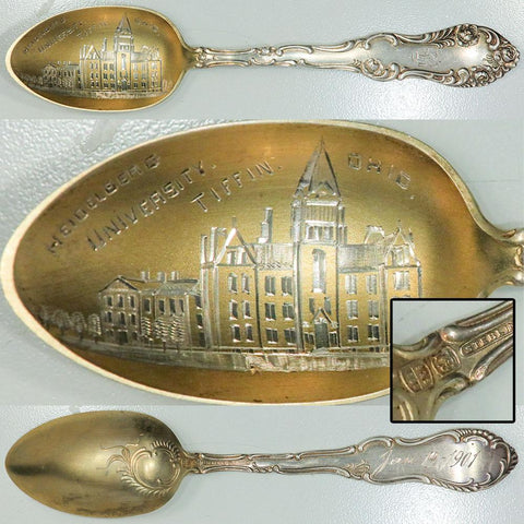 1901 Sterling Silver Heidelberg University, Tiffin OH Souvenir Spoon