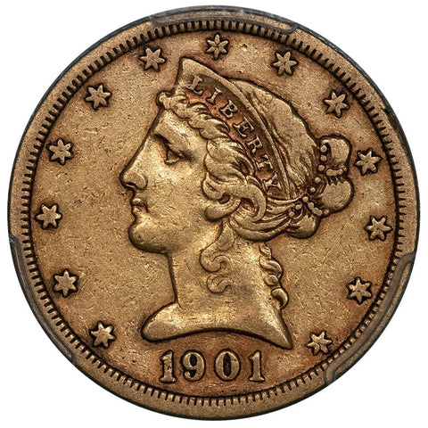 1901-S $5 Liberty Head Gold Half Eagle - PCGS VF 30
