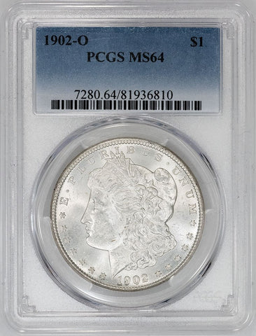 1902-O Morgan Dollar in PCGS MS 64