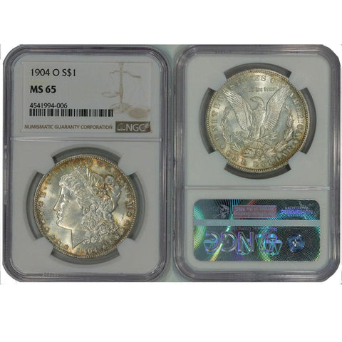 1904-O Morgan Dollar - NGC MS 65 - Gem Brilliant Uncirculated