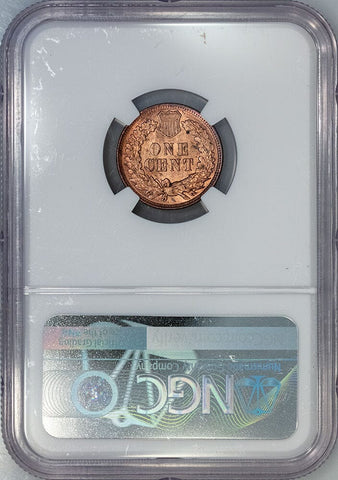1905 Indian Cent - NGC MS 63 RB - Choice Uncirculate