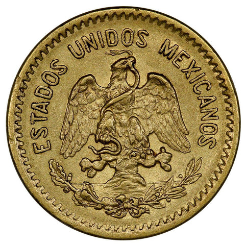 1906 Mexico 10 Peso Gold Coin KM. 473 - XF/AU