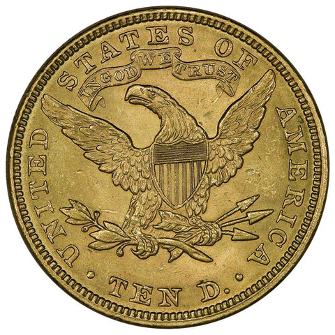 1907 $10 Liberty Gold Eagle - Choice About Uncirculated