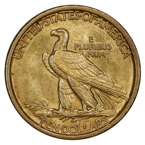 1907 No Motto $10 Indian Gold Coin - PQ Brilliant Uncirculated