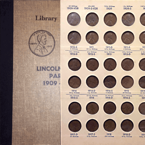 1909 to 1958 Lincoln Cent Sets Special