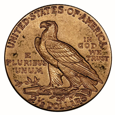 1909 $2.5 Indian Quarter Eagle Gold Coin - About Uncirculated
