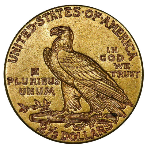 1909 $2.5 Indian Quarter Eagle Gold Coin - About Uncirculated