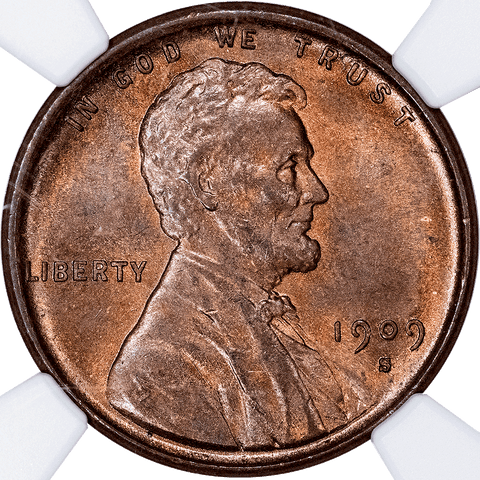 1909-S VDB Lincoln Wheat Cent in NGC MS 64 BN - Choice Uncirculated
