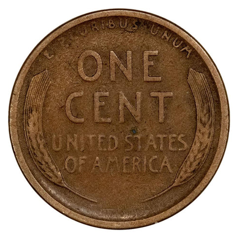 1909-S/S Lincoln Wheat Cent - Semi-Key Date/Variety - Very Fine